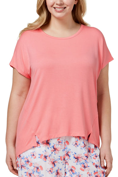 Alfani Intimates PLUS Antique-Peach Solid Lounge Top