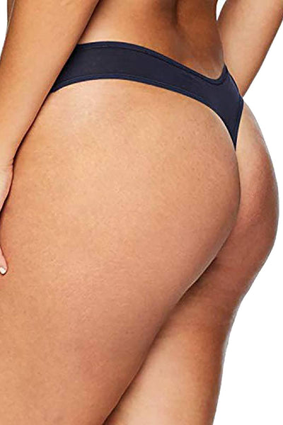 Calvin Klein PLUS Shoreline-Navy Cotton Form Thong