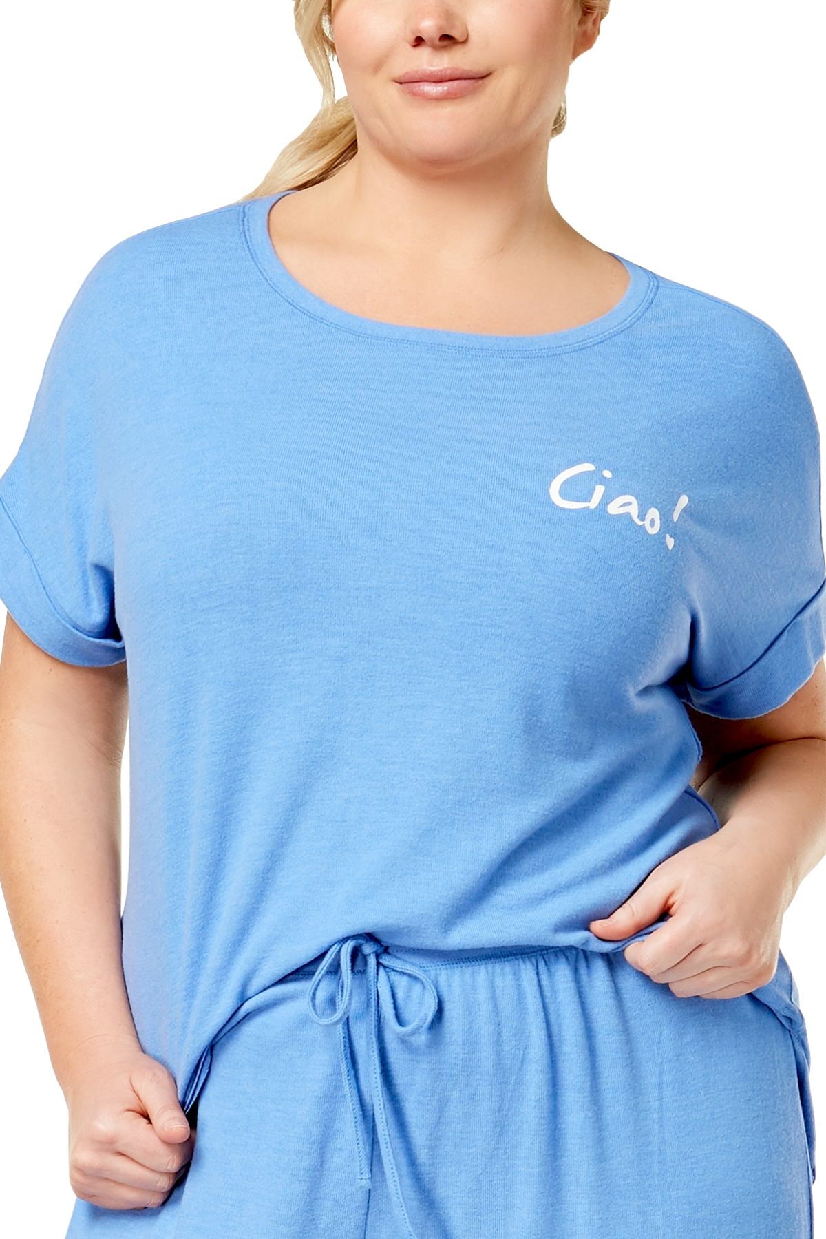 Jenni by Jennifer Moore PLUS Ultra-Marine Lounge Tee
