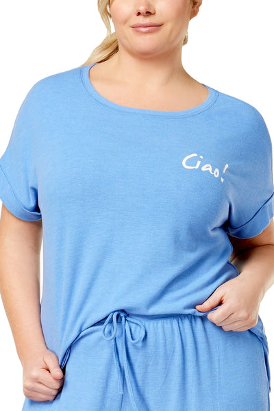 Jenni by Jennifer Moore PLUS Ultra-Marine Lounge Tee