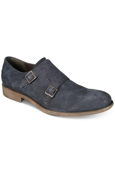 Kenneth Cole Reaction Navy Design-20644 Suede Monk Loafer