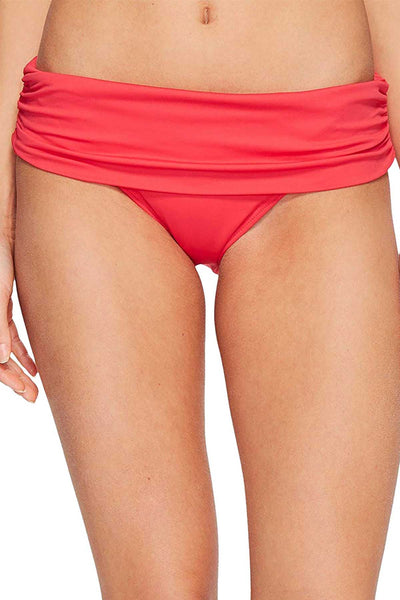Lauren Ralph Lauren Raspberry Beach Club Solids Wide Banded Hipster Bottom