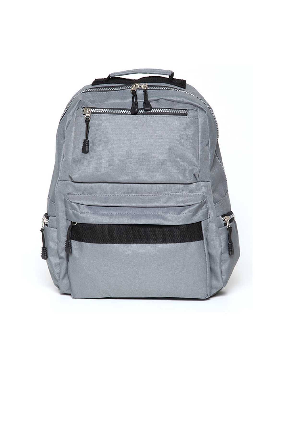 Premium Xpressions Charcoal/Black Laptop-Sleeve Backpack