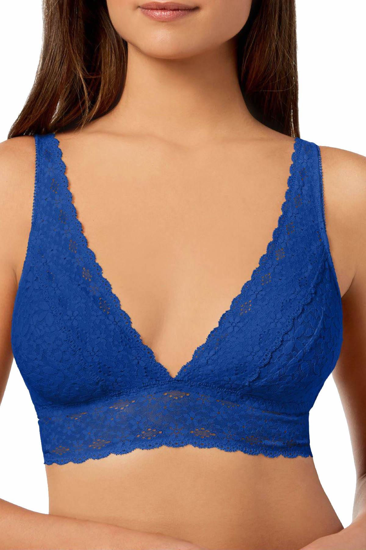Wacoal Dazzling-Blue Halo Lace Convertible Soft-Cup Bra