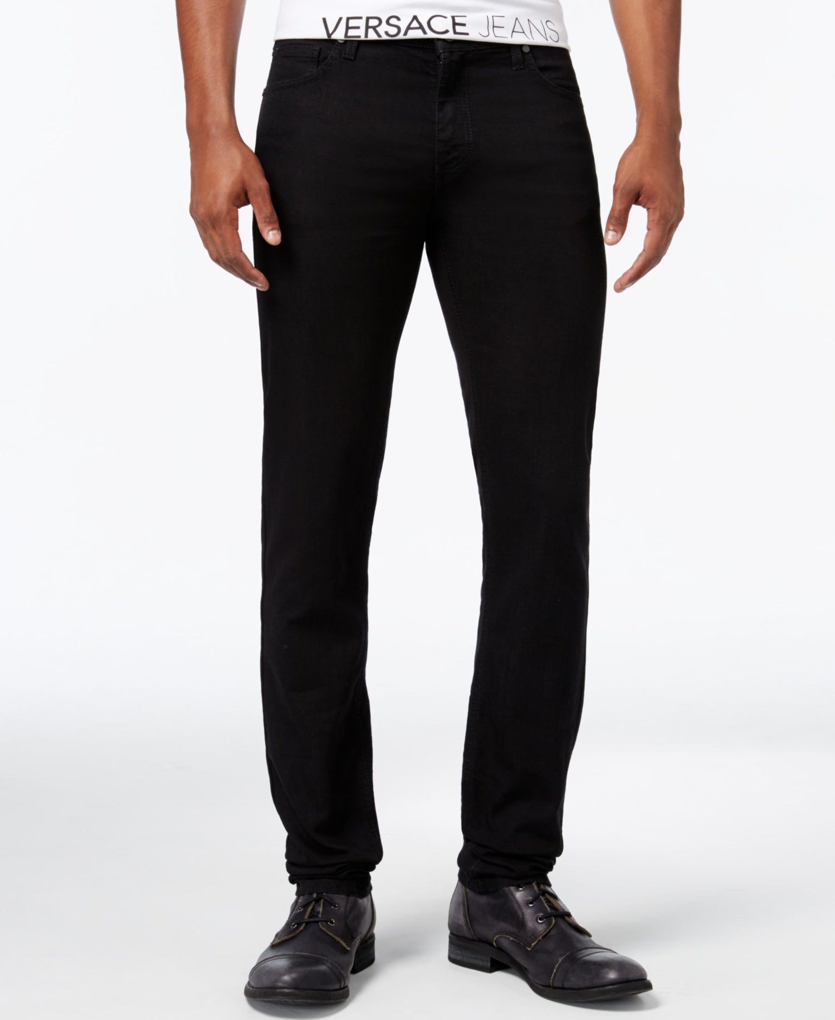 Versace Jeans Slim-Fit Black Jean
